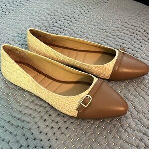 Kelly & Katie Tan and Brown Loafers